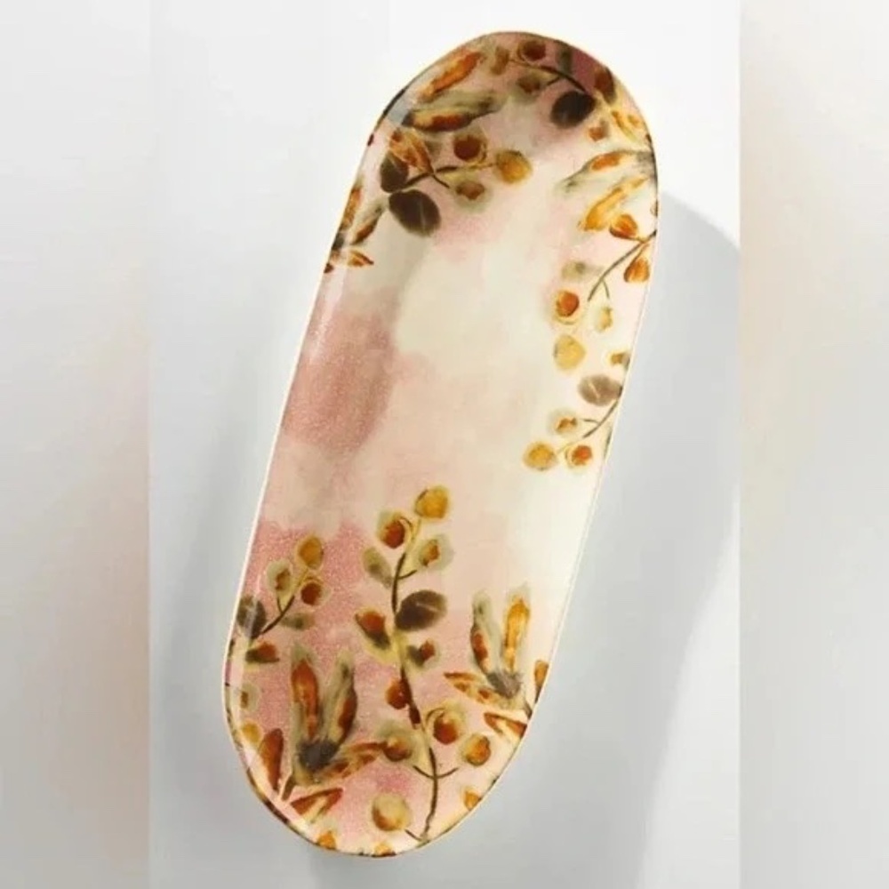 NWT Anthropologie Ismay Platter - pink